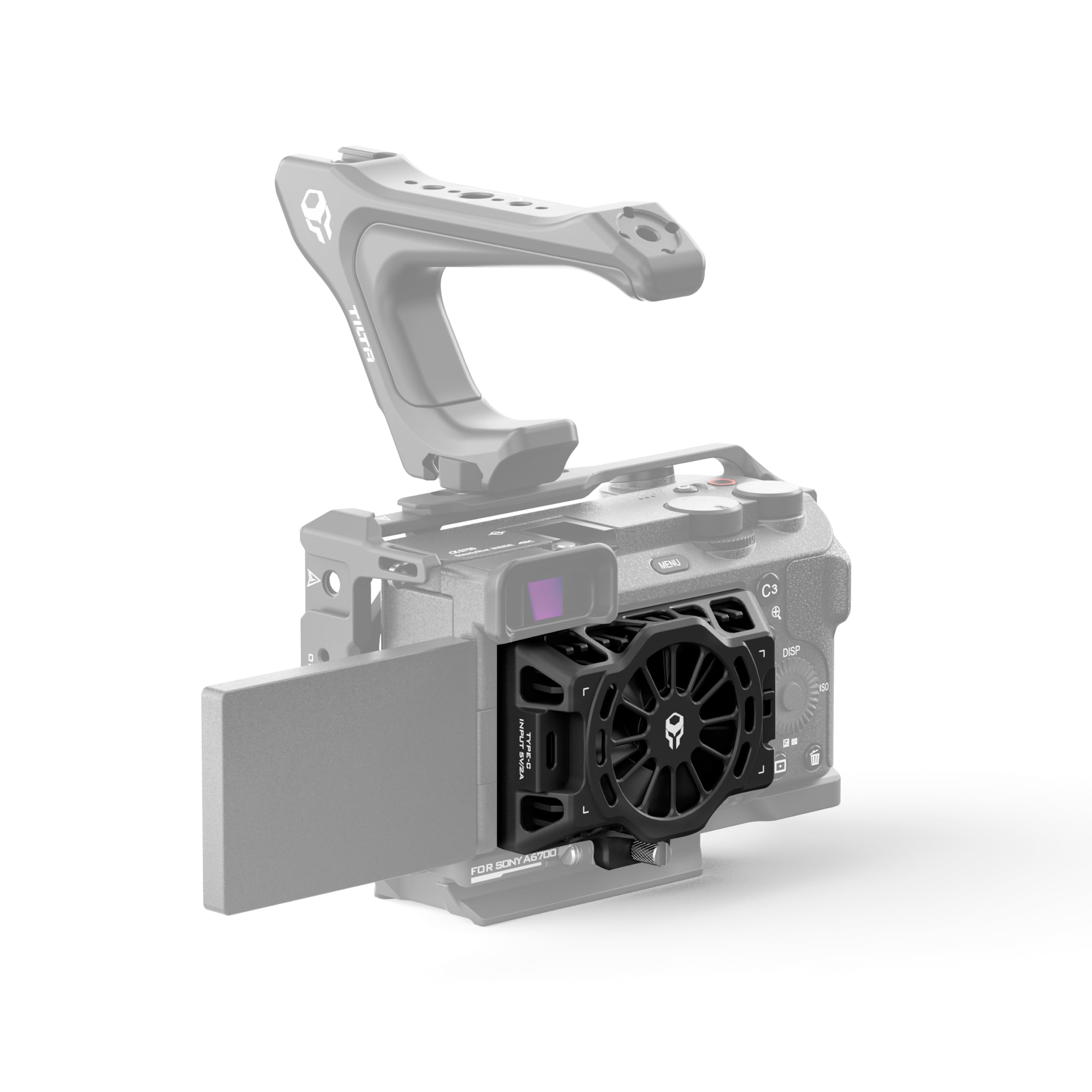 Tilta Cooling System Compatible With Sony A6700 � Black | Extend The Video Recording Time Of Your Camera | For Use With Tilta Camera Cage For A6700 | Ta T54 Cs B